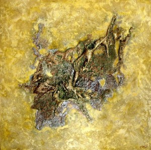 Oeuvre d'art MINERAUX tableau abstrait art tellurique - Galerie-peinture Universum-tellus